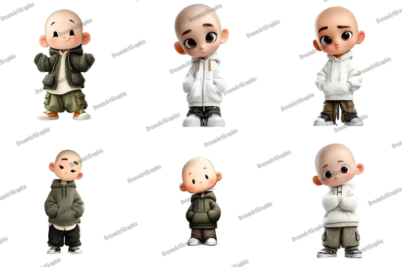 Just Boys Clipart Bundle - CraftNest - Digital Crafting and Art