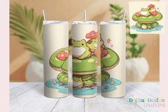 Mushroom Frogs Tumbler Wrap Bundle - CraftNest - Digital Crafting and Art