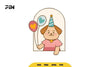Kawaii Birthday Animal Dog SVG Bundle
