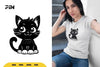 Kawaii Black Cat Halloween SVG Bundle
