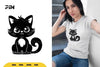 Kawaii Black Cat Halloween SVG Bundle