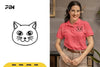 Kawaii Cat Doodle Clipart Bundle