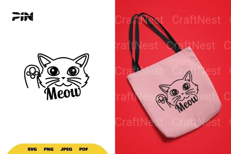 Kawaii Cat Doodle SVG Bundle - CraftNest - Digital Crafting and Art