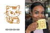 Kawaii Cat Drinking Coffee Cute SVG Bundle
