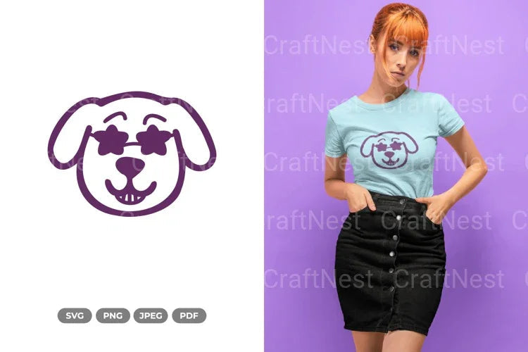 Kawaii Cool Dog Clipart Bundle - CraftNest - Digital Crafting and Art