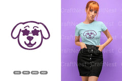 Kawaii Cool Dog Clipart Bundle - CraftNest - Digital Crafting and Art