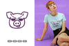 Kawaii Cool Pig Clipart Bundle