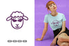 Kawaii Cool Sheep Clipart Bundle