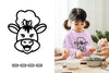 Kawaii Cow Chef Doodle Animal Clipart Bundle