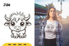 Kawaii Cow Chibi and Cute Clipart Bundle