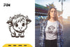 Kawaii Cow Chibi and Cute SVG Bundle