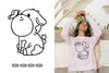 Kawaii Cow Doodle Animal Clipart Bundle