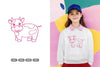 Kawaii Cow Farm Animal SVG Bundle