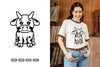 Kawaii Cow Sitting SVG Bundle