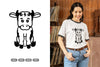 Kawaii Cow Sitting SVG Bundle