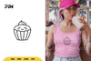 Kawaii Cupcake Clipart Bundle