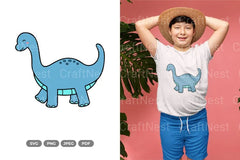 Kawaii Dino Dinosaur Doodle Clipart Bundle - CraftNest - Digital Crafting and Art