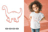 Kawaii Dino Dinosaur Doodle Clipart Bundle