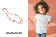 Kawaii Dino Dinosaur Doodle Clipart Bundle - CraftNest - Digital Crafting and Art