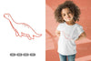 Kawaii Dino Dinosaur Doodle Clipart Bundle