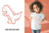 Kawaii Dino Dinosaur Doodle Clipart Bundle
