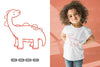 Kawaii Dino Dinosaur Doodle Clipart Bundle