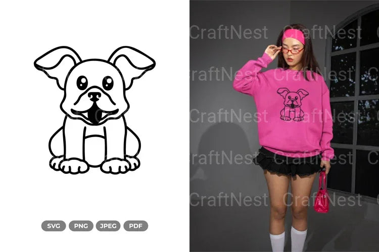 Kawaii Dog Pet SVG Bundle - CraftNest - Digital Crafting and Art