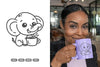 Kawaii Elephant Drinking Coffee Cute SVG Bundle