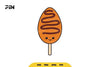 Kawaii Fast Food Cute Corn Dog Clipart Bundle