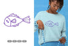 Kawaii Fish Sea Animal Clipart Bundle