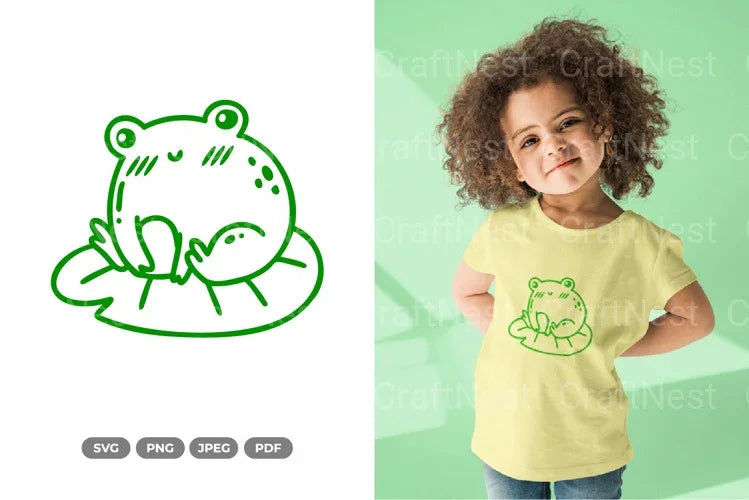 Kawaii Frog SVG Bundle - CraftNest - Digital Crafting and Art