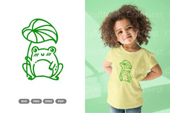 Kawaii Frog SVG Bundle - CraftNest - Digital Crafting and Art