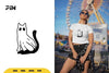Kawaii Ghost Cat Halloween SVG Bundle