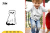 Kawaii Ghost Cat Halloween SVG Bundle