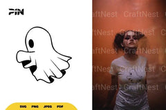 Kawaii Ghost Halloween SVG Bundle - CraftNest - Digital Crafting and Art
