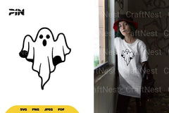 Kawaii Ghost Halloween SVG Bundle - CraftNest - Digital Crafting and Art