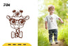 Kawaii Giraffe Chibi and Cute Clipart Bundle