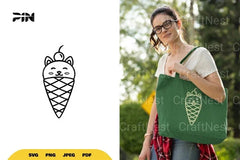 Kawaii Ice Cream SVG Bundle - CraftNest - Digital Crafting and Art