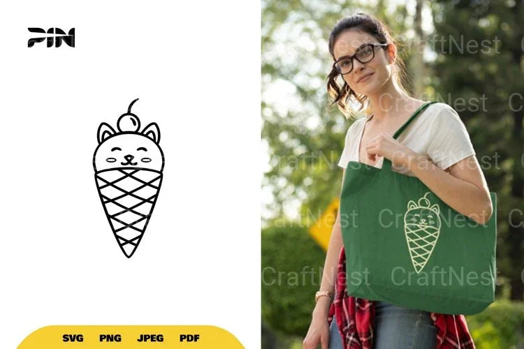 Kawaii Ice Cream SVG Bundle - CraftNest - Digital Crafting and Art