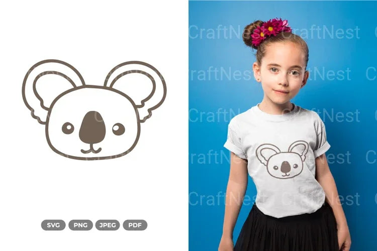 Kawaii Koala Head Clipart Bundle - CraftNest - Digital Crafting and Art