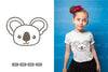 Kawaii Koala Head Clipart Bundle
