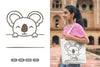 Kawaii Koala Head Clipart Bundle