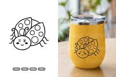 Kawaii Ladybug Spring Clipart Bundle - CraftNest - Digital Crafting and Art