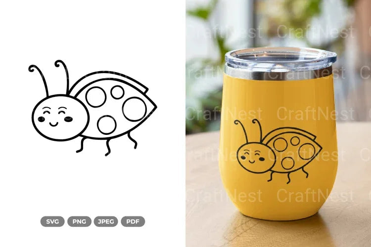 Kawaii Ladybug Spring Clipart Bundle - CraftNest - Digital Crafting and Art
