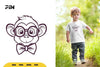 Kawaii Monkey Chibi and Cute SVG Bundle