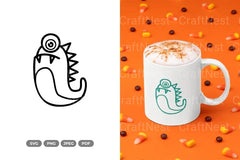 Kawaii Monster Doodle SVG Bundle - CraftNest - Digital Crafting and Art
