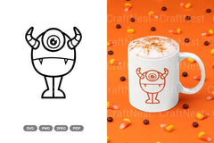 Kawaii Monster Doodle Clipart Bundle - CraftNest - Digital Crafting and Art
