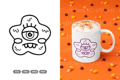 Kawaii Monster Doodle Clipart Bundle - CraftNest - Digital Crafting and Art