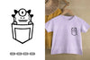 Kawaii Monster Pocket Clipart Bundle