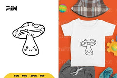 Kawaii Mushroom SVG Bundle - CraftNest - Digital Crafting and Art